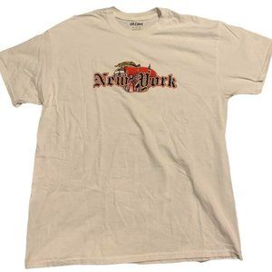 White New York Tee